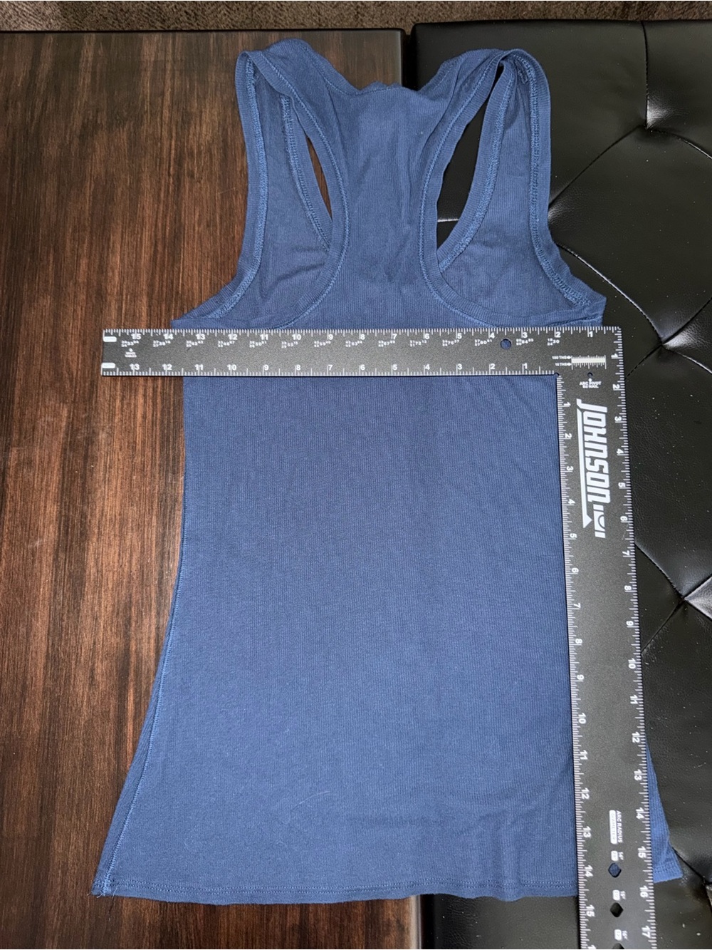 BCBGMaxAzria Blue Racerback Tank Top - Picture 4 of 4
